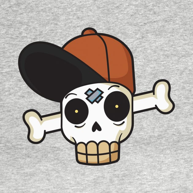 skull head and hat by dadudoz